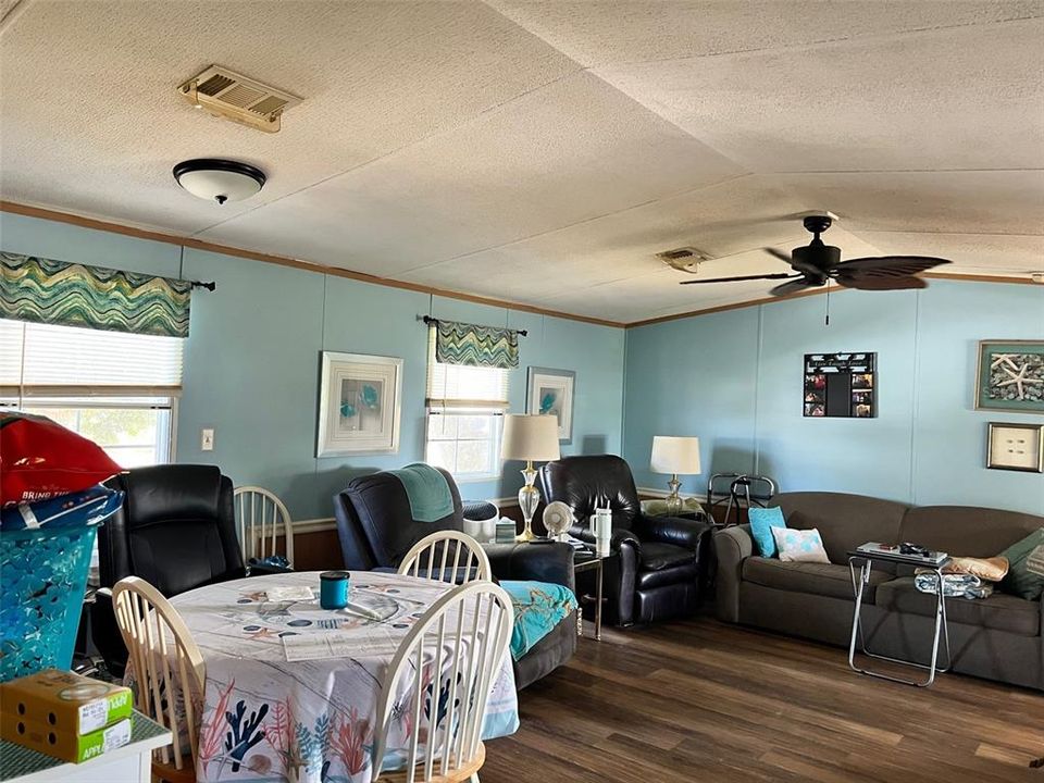 Kitchen into Living Room