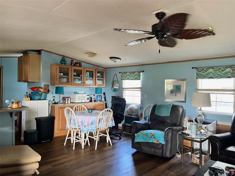 Living Room into Dining Room