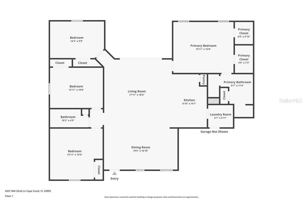 На продажу: $415,000 (4 спален, 2 ванн, 1829 Квадратных фут)