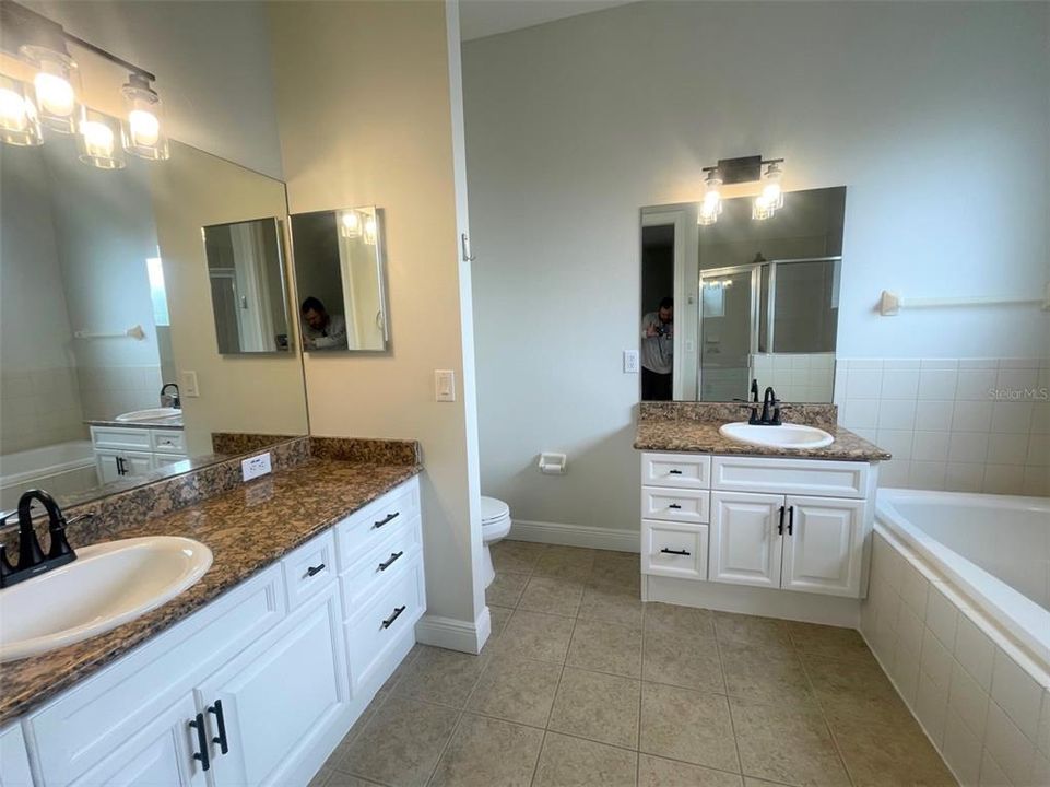 master bath double vanities