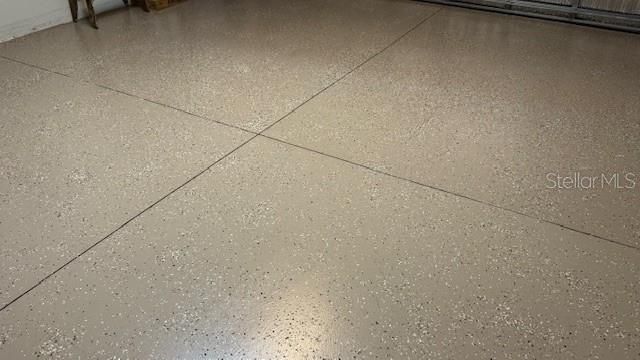 Epoxy garage floor