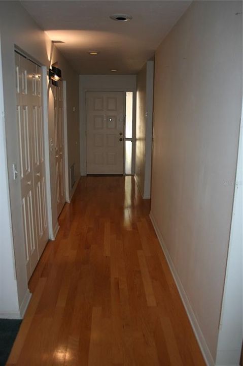 Entry with closets