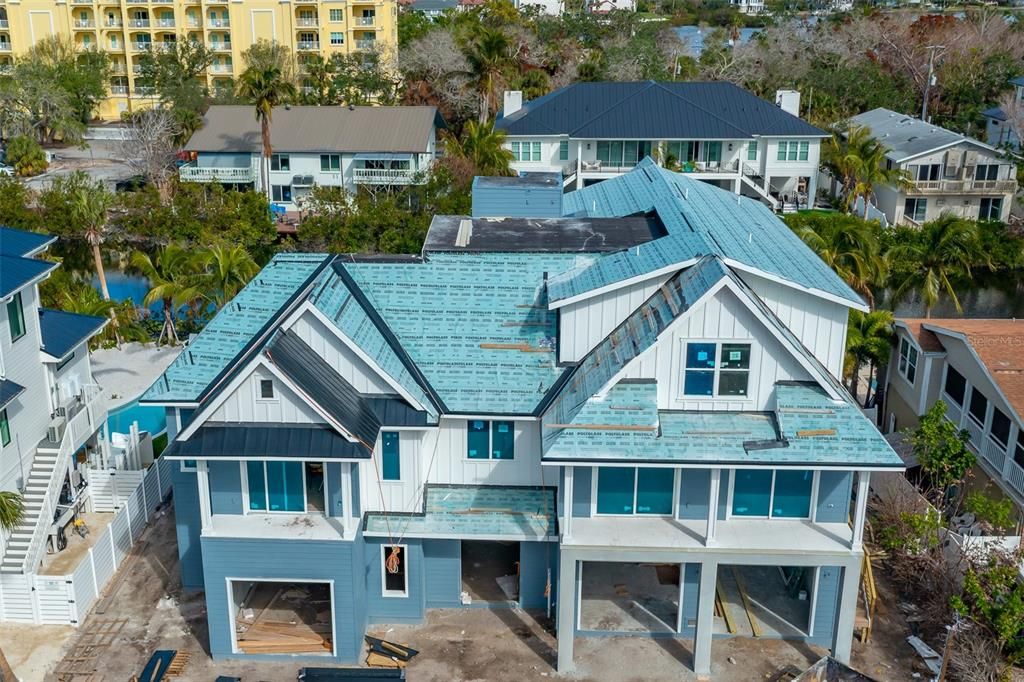 New construction home being built on Sabal