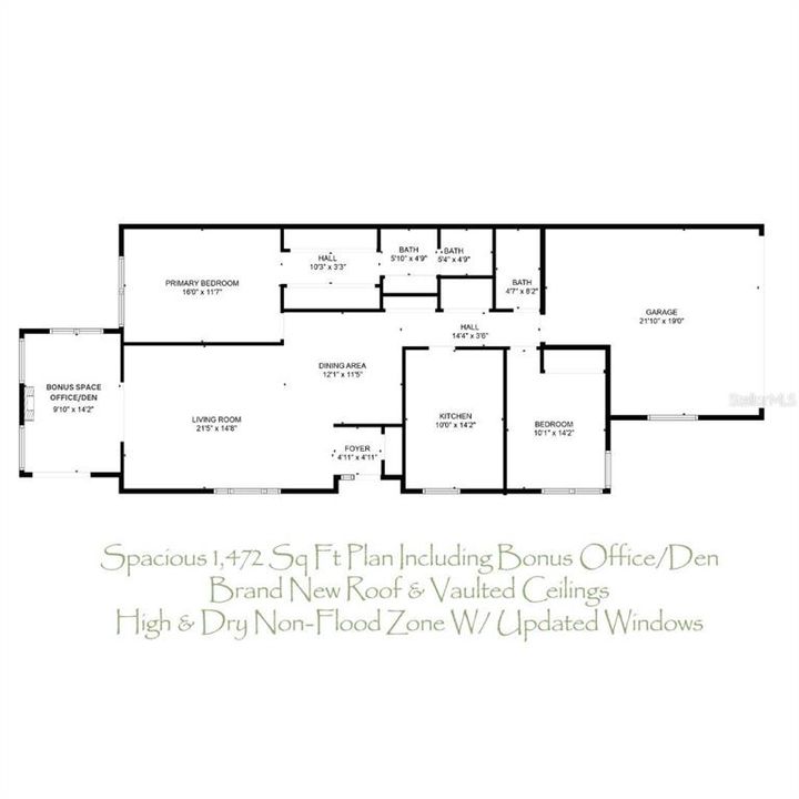 Wonderful large plan including a bonus office/den~