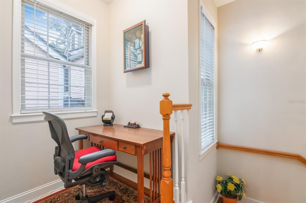 Upstairs office nook off the Apartment