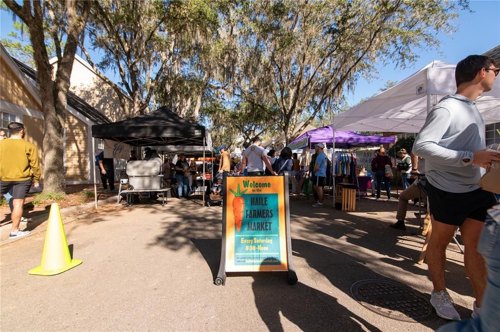 Village Farmer's Market Every Saturday!