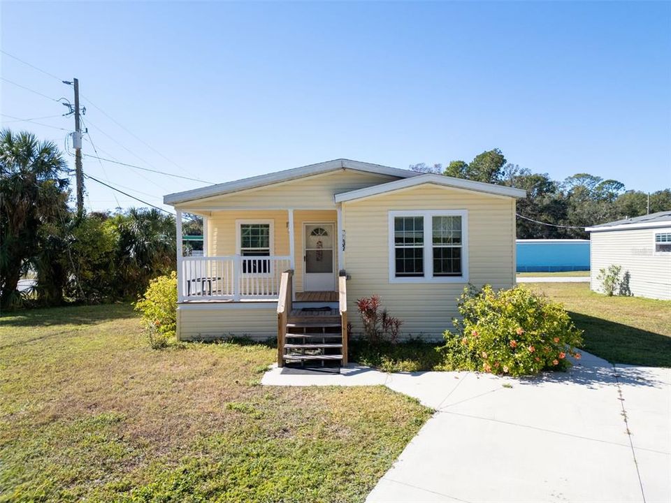 Front View with porch