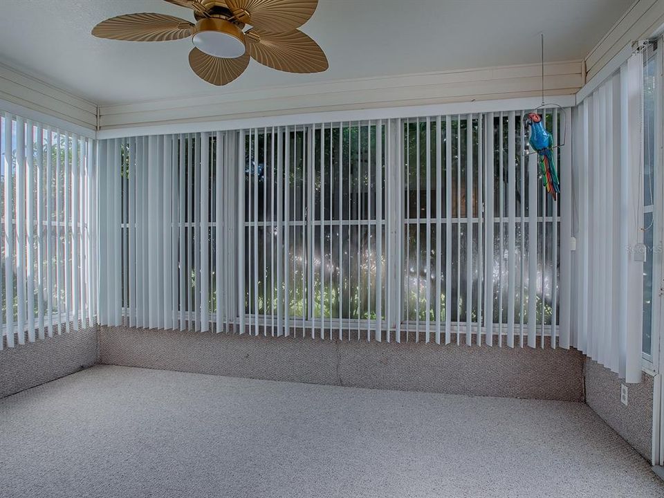 ENCLOSED LANAI OFF THE DINING ROOM.