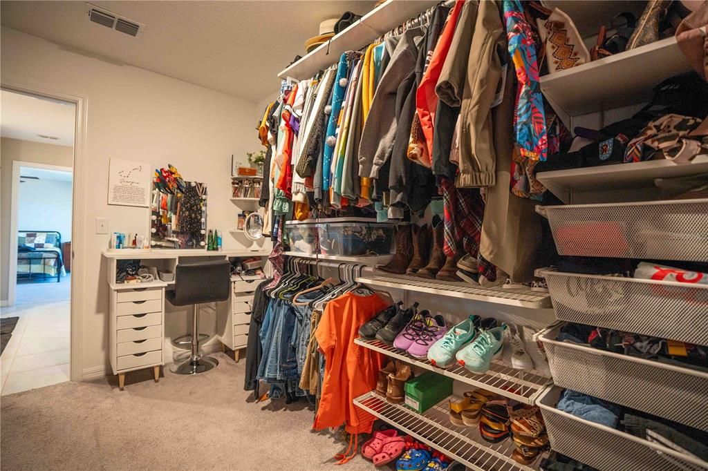 Master closet