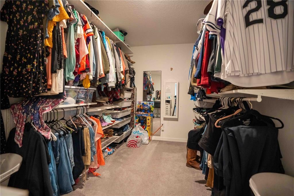 Master closet