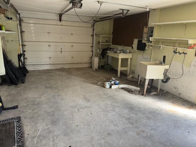 Garage and Laundry Area