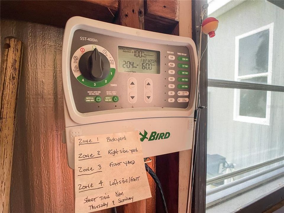 Rainbird irrigation timer