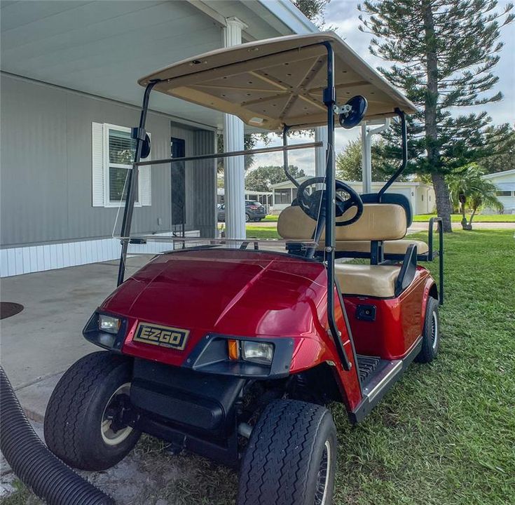 Golf cart comes with your new home