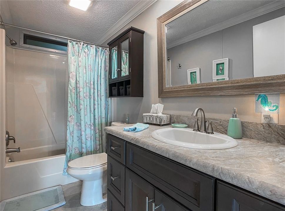 Remodeled guest bath