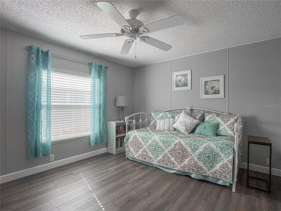 Bright and cheery guest bedroom