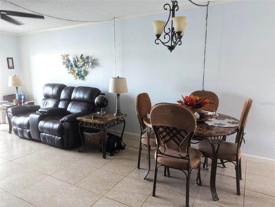 LIVING AND DINING AREA