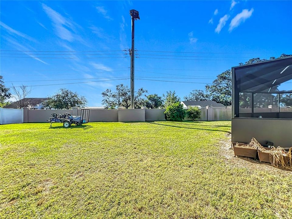 Look at the size of the yard at over 1/4 of an acre.  One of the largest in this community.