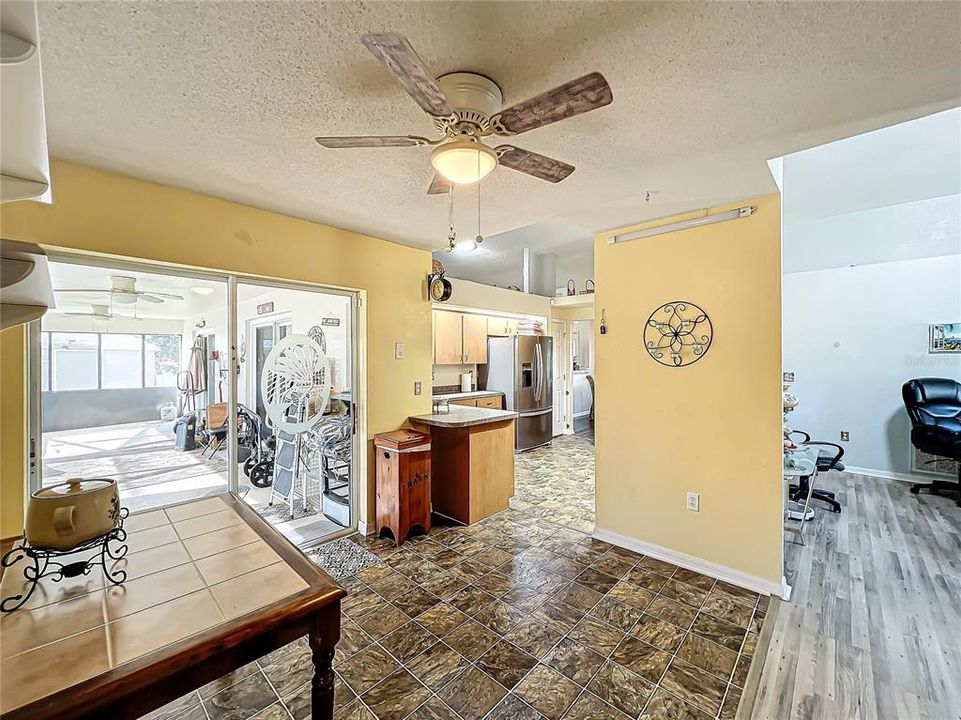 Dinette area near the kitchen