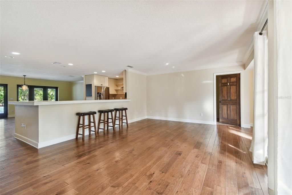 Living Room and Kitchen View