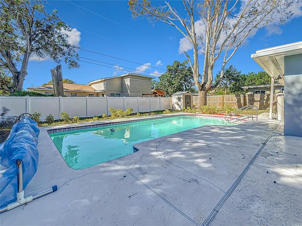 Outdoor Living and Pool Area