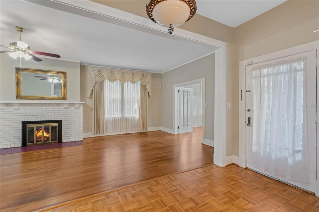 Living room/front entry