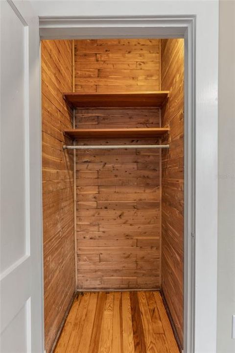 Cedar lined closet bedroom 5