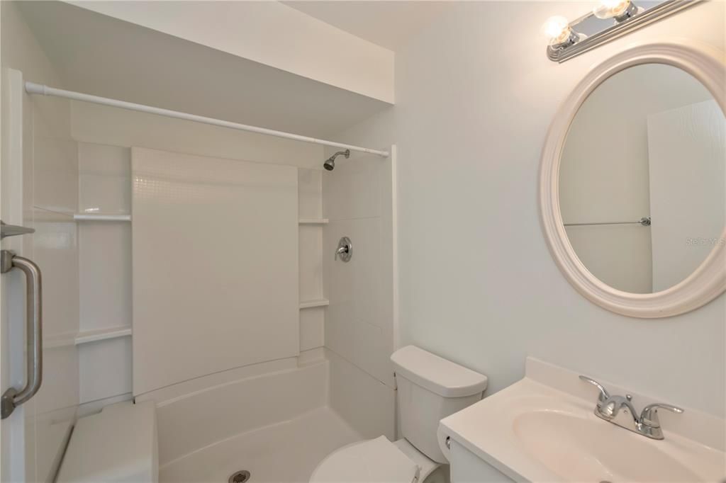 remodeled ensuite bathroom