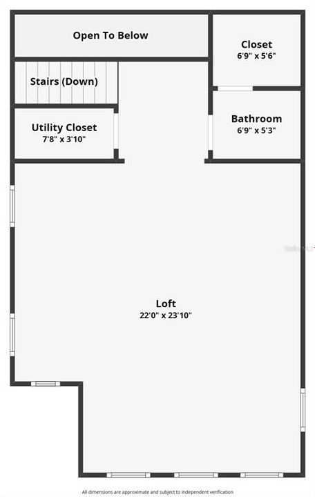 Second level floorplan