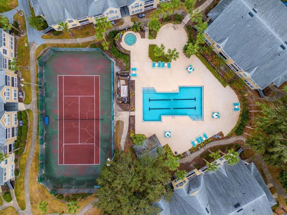 Community Pool & Tennis Court