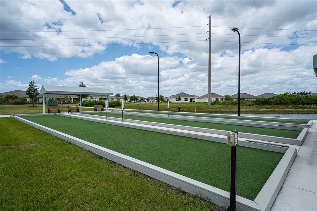 bocce ball courts