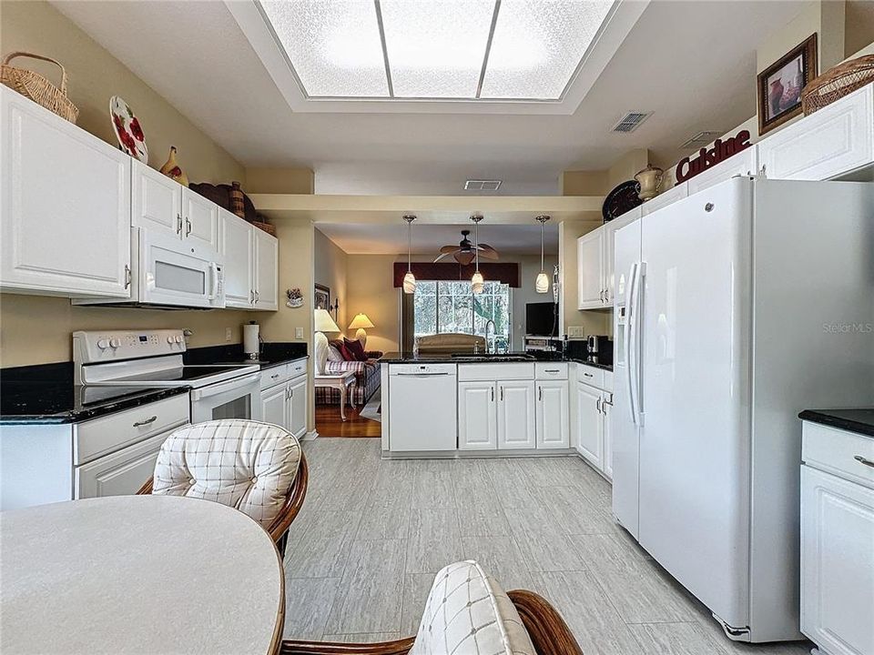 View into family room