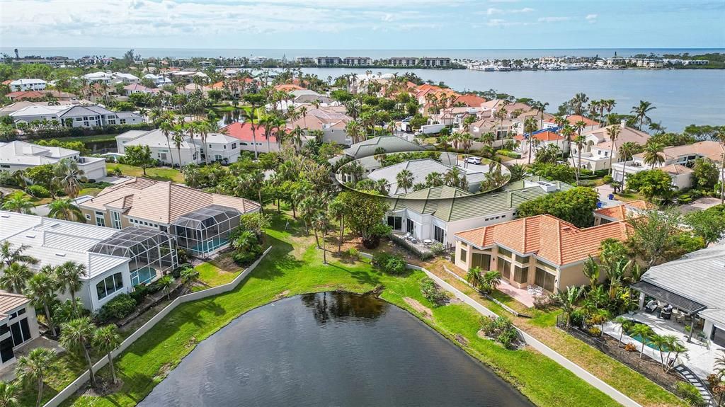 THE NEIGHBORHOOD POND THAT THE HOME SHARES