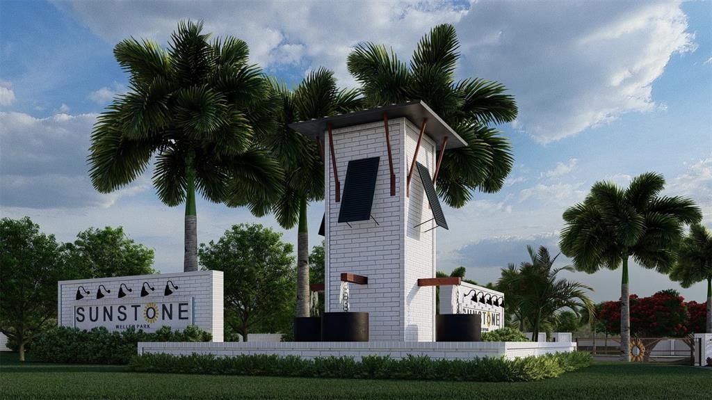 Rendering of Front Monument