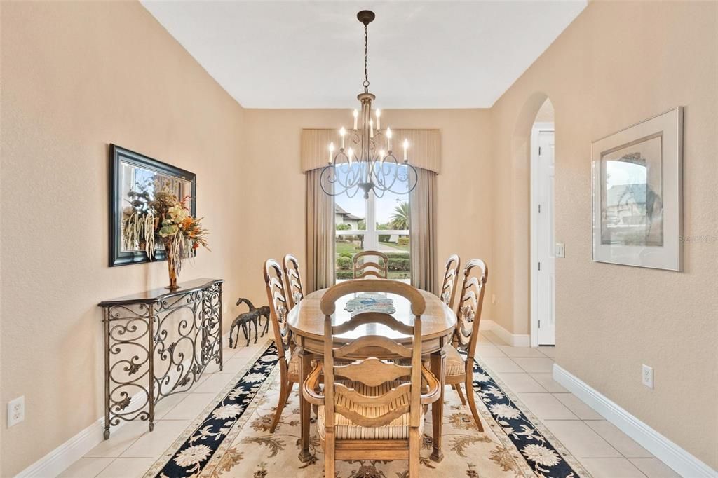 Formal Dining Room awaits your entertaining....