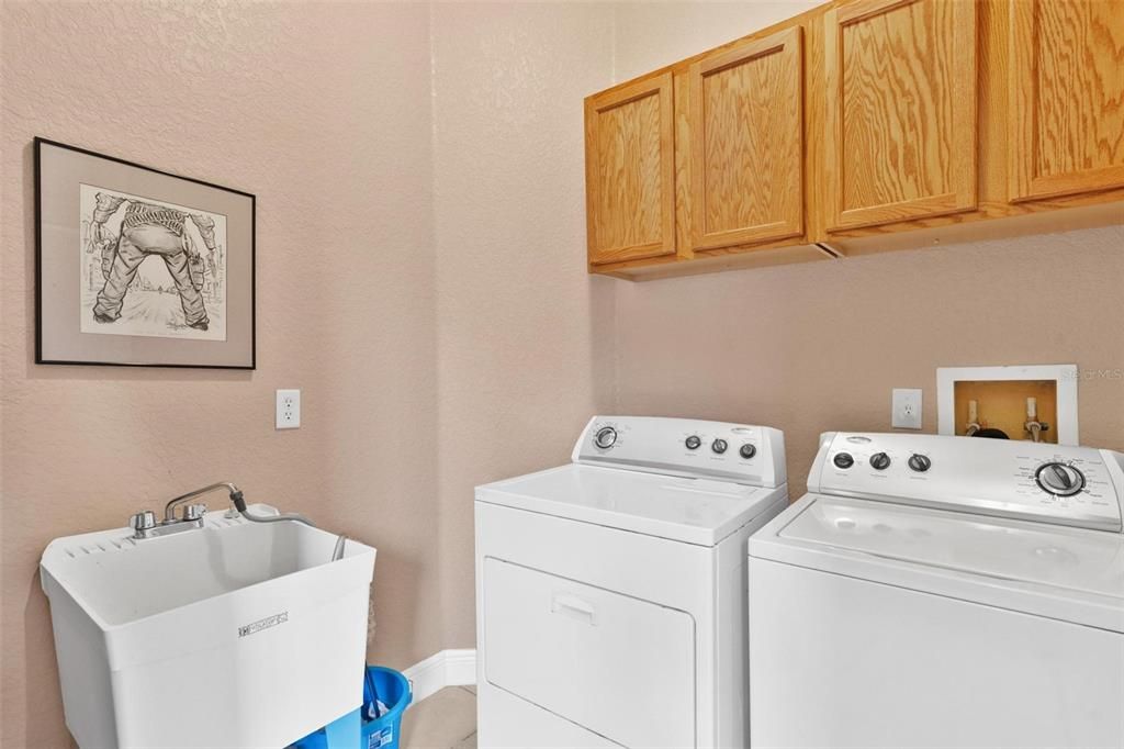 Inside Laundry Room convey the Washer & Dryer!