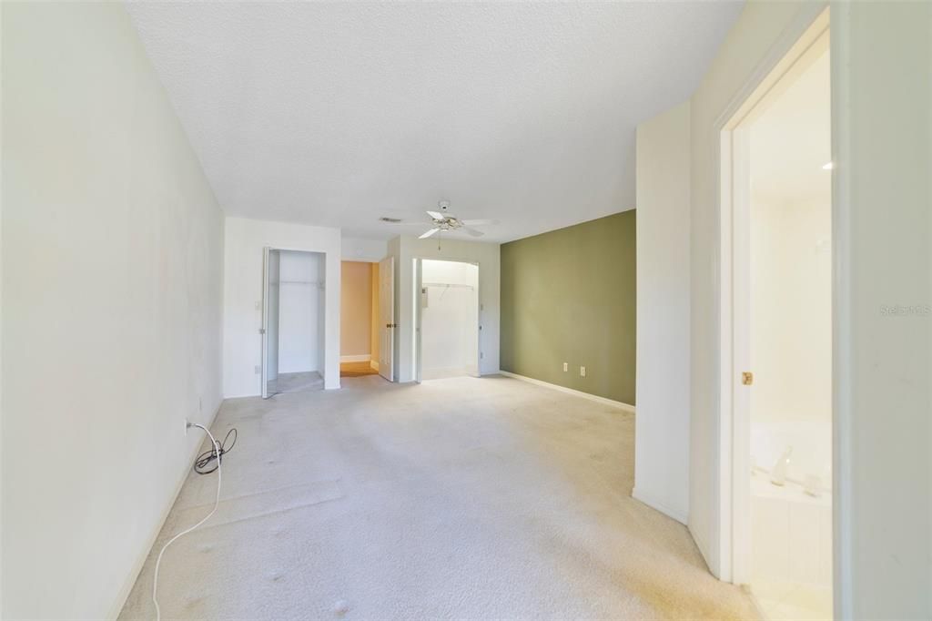 Primary Bedroom with Walk-in AND Built-In Closets