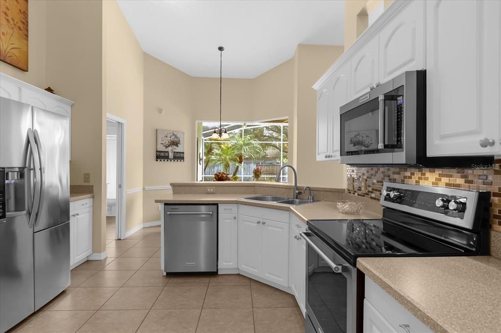 Kitchen with Stainless Steel Appliances