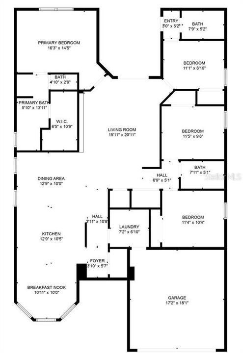 На продажу: $450,000 (4 спален, 3 ванн, 1839 Квадратных фут)