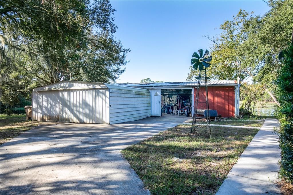 Carport and Workshop