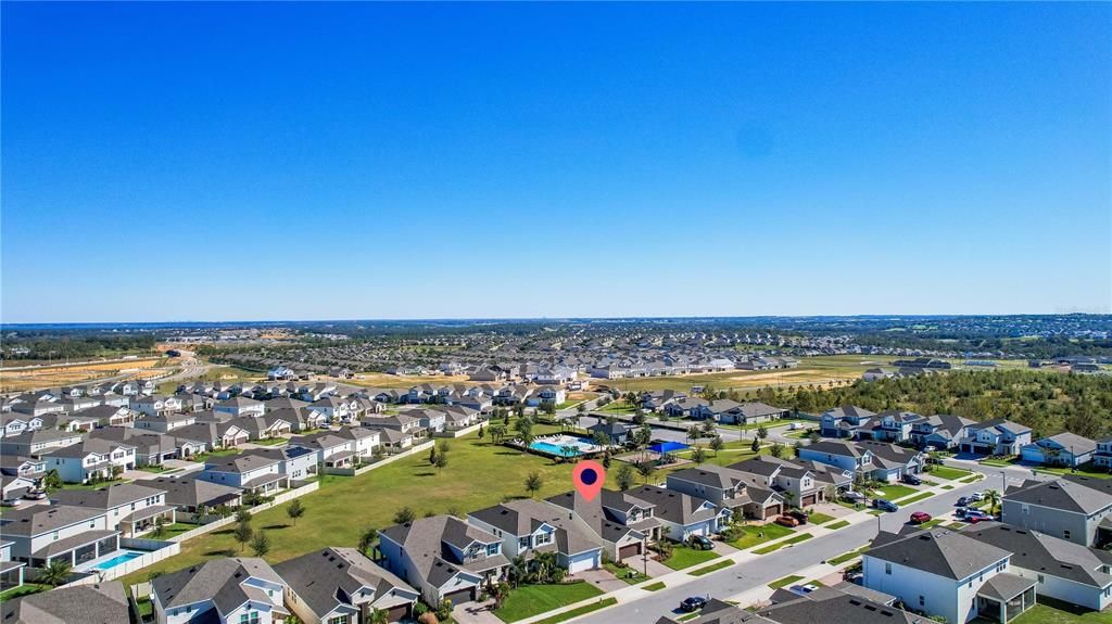 Aerial View Of Community