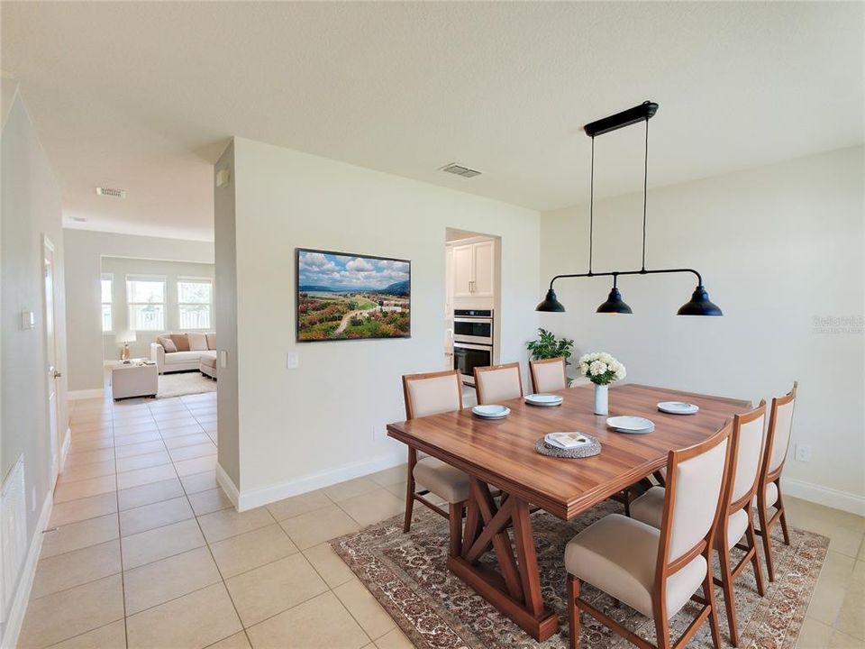 Virtually Staged- Dining Room