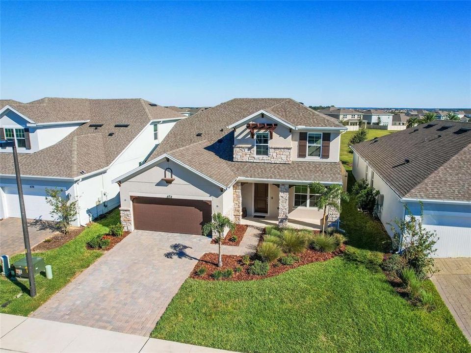 Aerial Front Of The Home