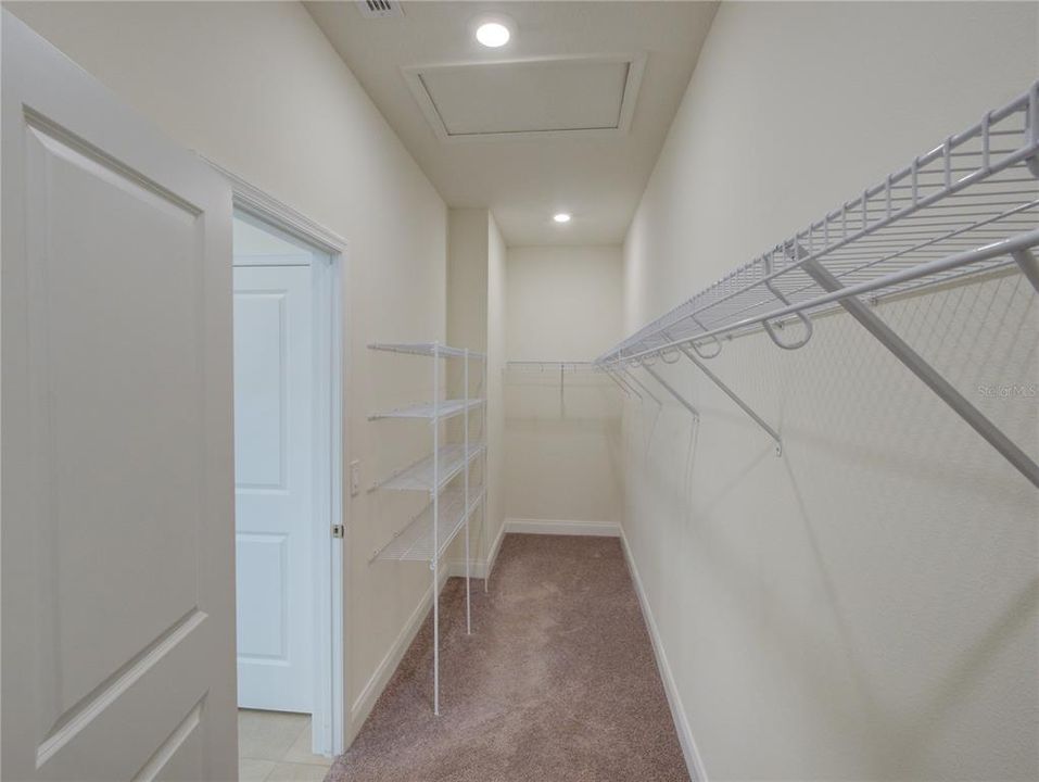 Large Walk-In Closet in Primary Bedroom