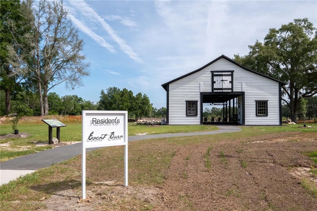 Resident's Event Barn