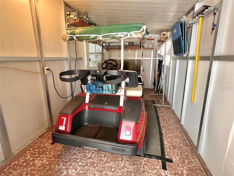 Golf cart garage