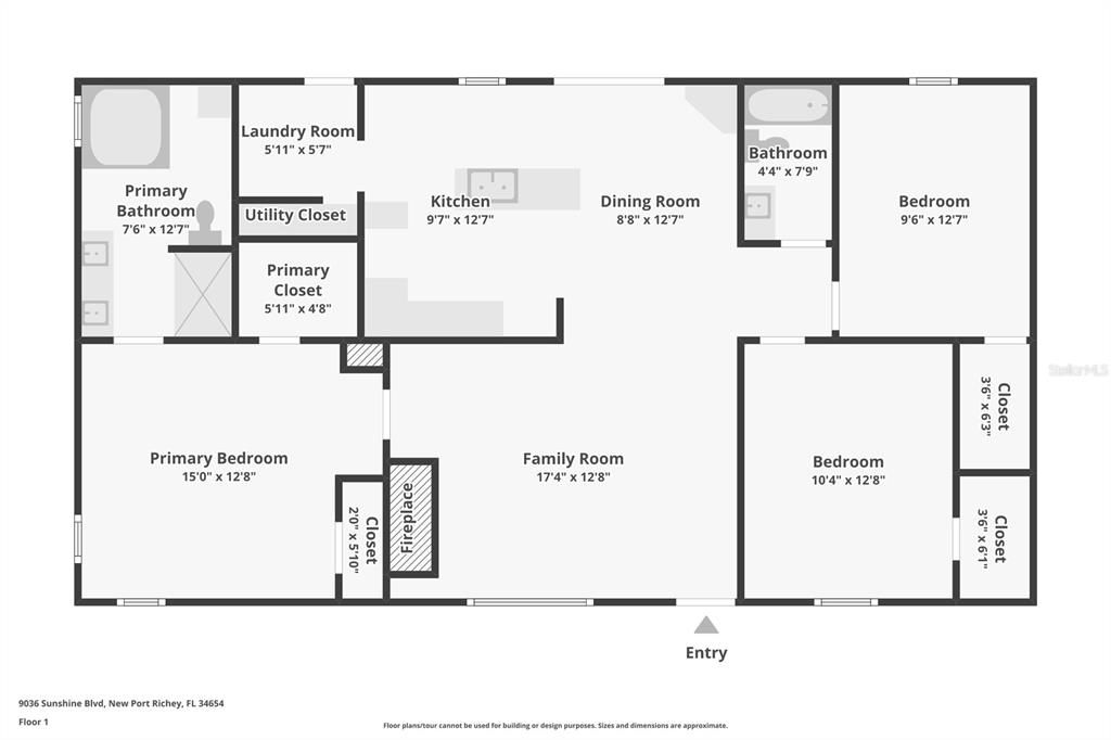 En Venta: $158,000 (3 camas, 2 baños, 1296 Pies cuadrados)