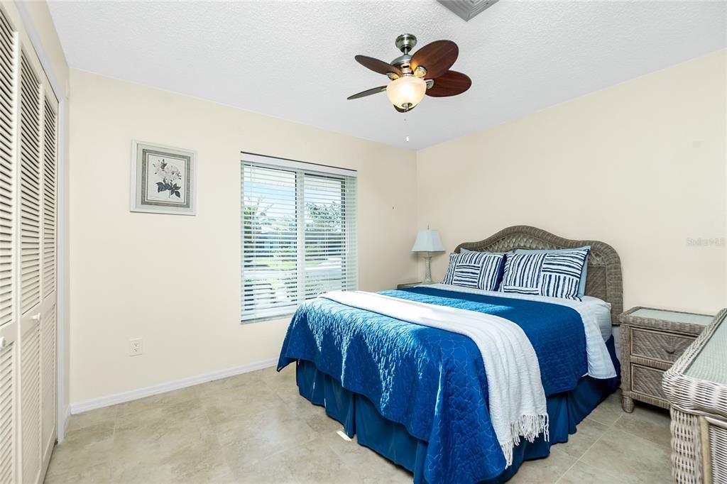 Guest Bedroom with Ceiling Fan