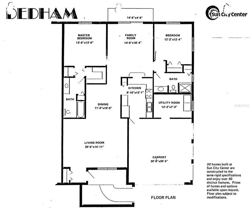 Floor Plan - actual house plan is mirror image of this floor plan.