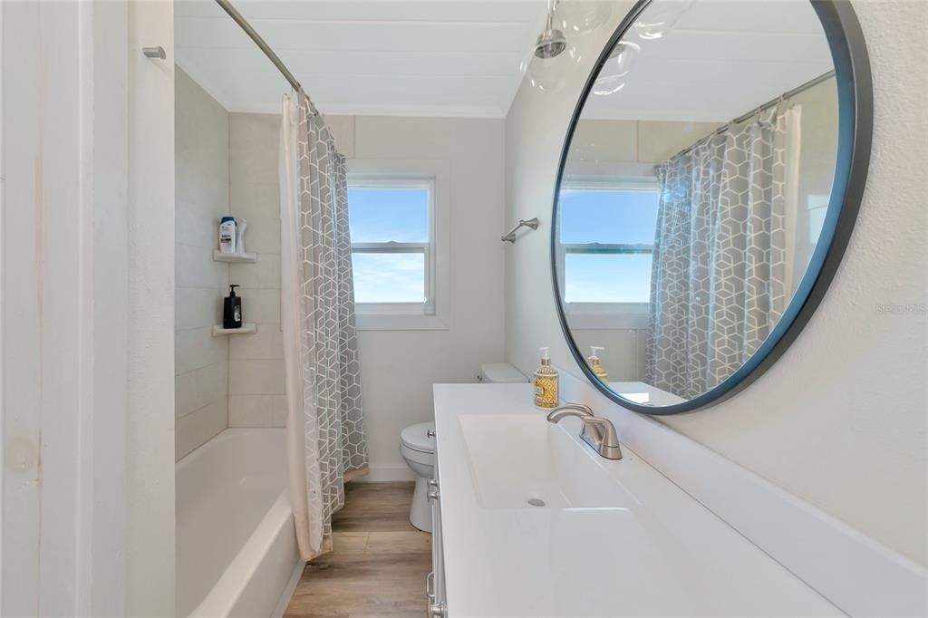 Bathroom 2-  Completely updated new tile, vanity, etc