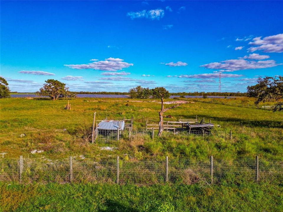 view to the rear of the property